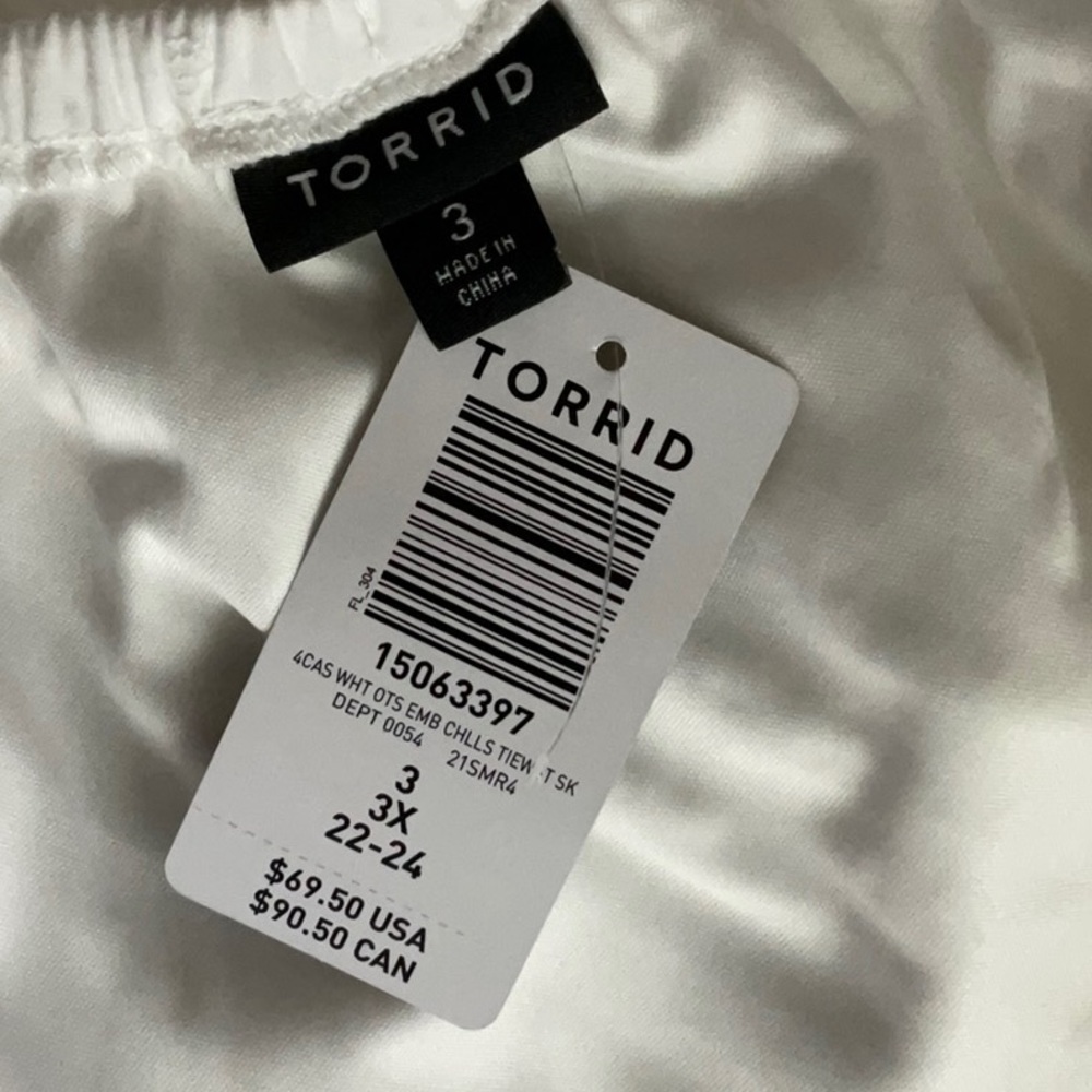 Torrid White Off-Shoulder Dress - Picture 11 of 11